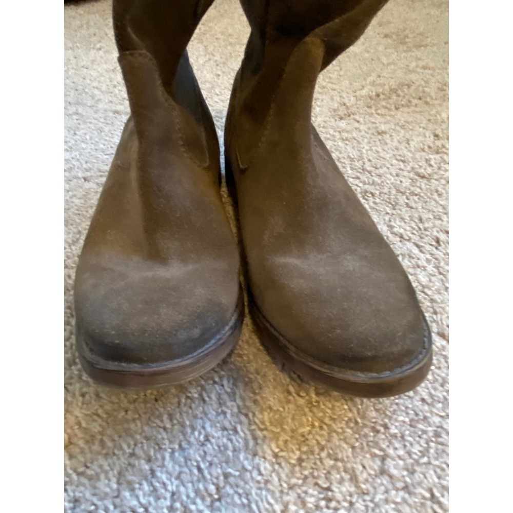 Zigi Soho Beige Booties Boots Size 6 Western Slip-on Cowboy Leather S2